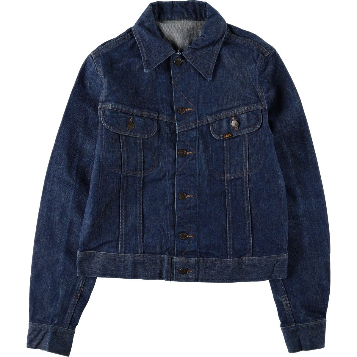 古着 ラングラー Wrangler RUGGED WEAR ブラック デニムジャケット G