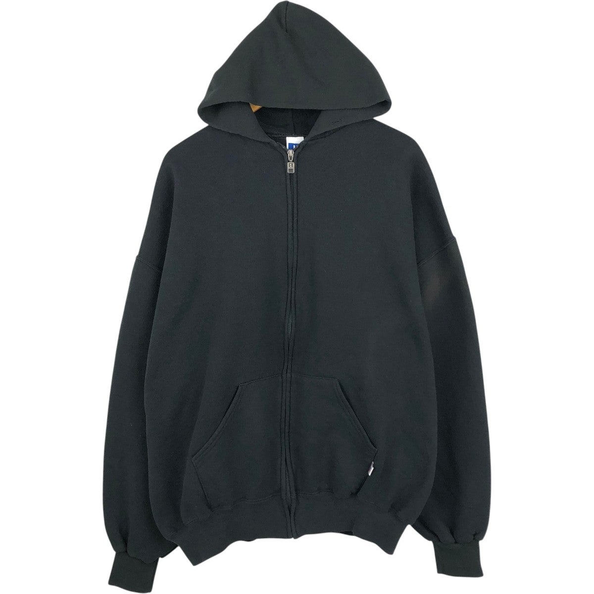 RUSSELL ATHLETIC 90-00s ジップアップパーカー (M) 古着 90～00年代 ラッセル Russell ATHLETIC スウェットフルジップ