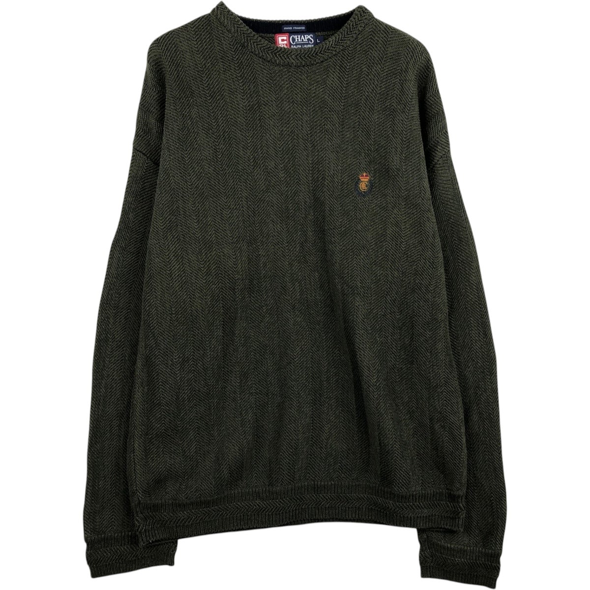古着 ラルフローレン Ralph Lauren CHAPS チャップス コットンニット