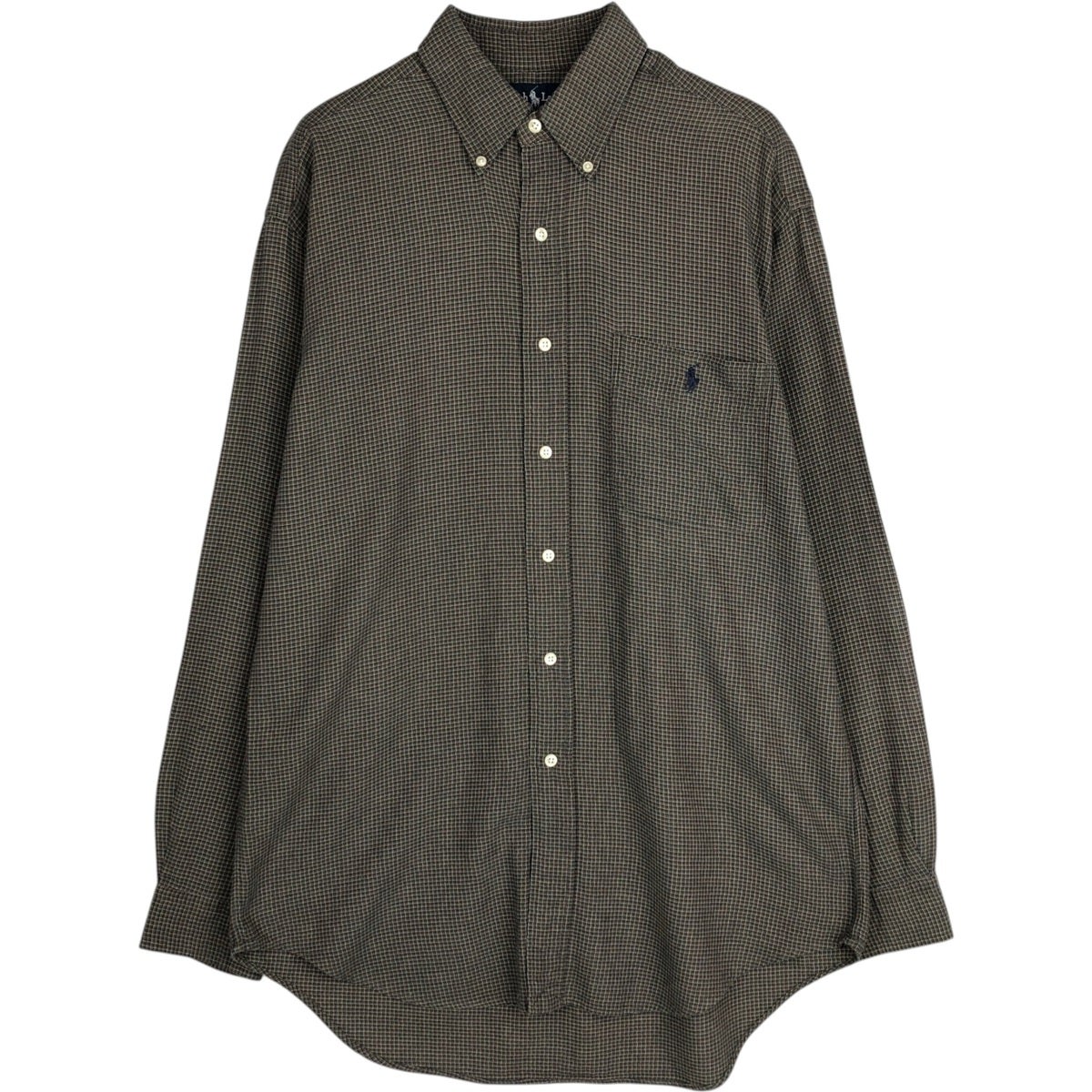 古着 ラルフローレン Ralph Lauren BLAIRE 長袖 ボタンダウンデニム