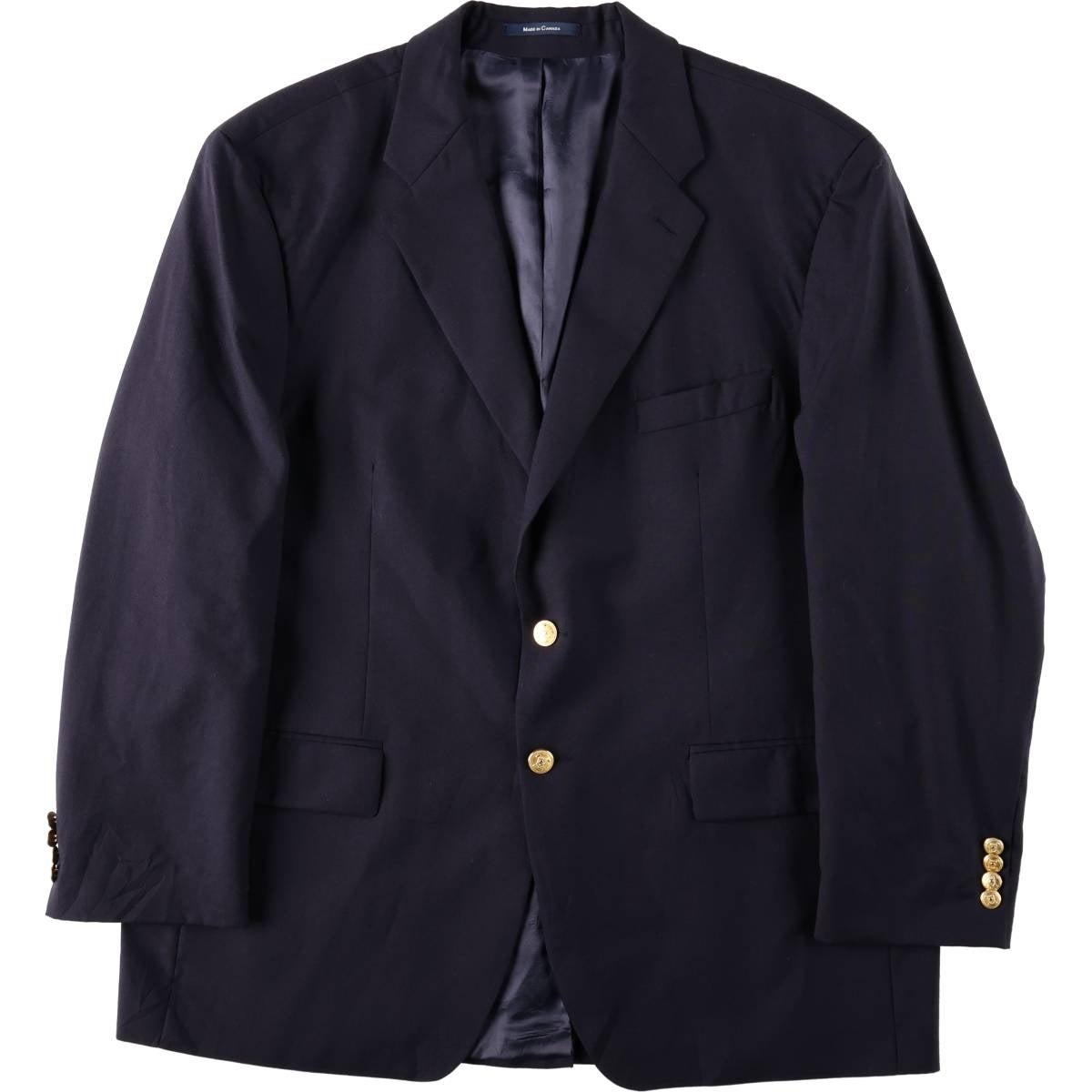 古着 ラルフローレン Ralph Lauren POLO UNIVERSITY 紺ブレザー