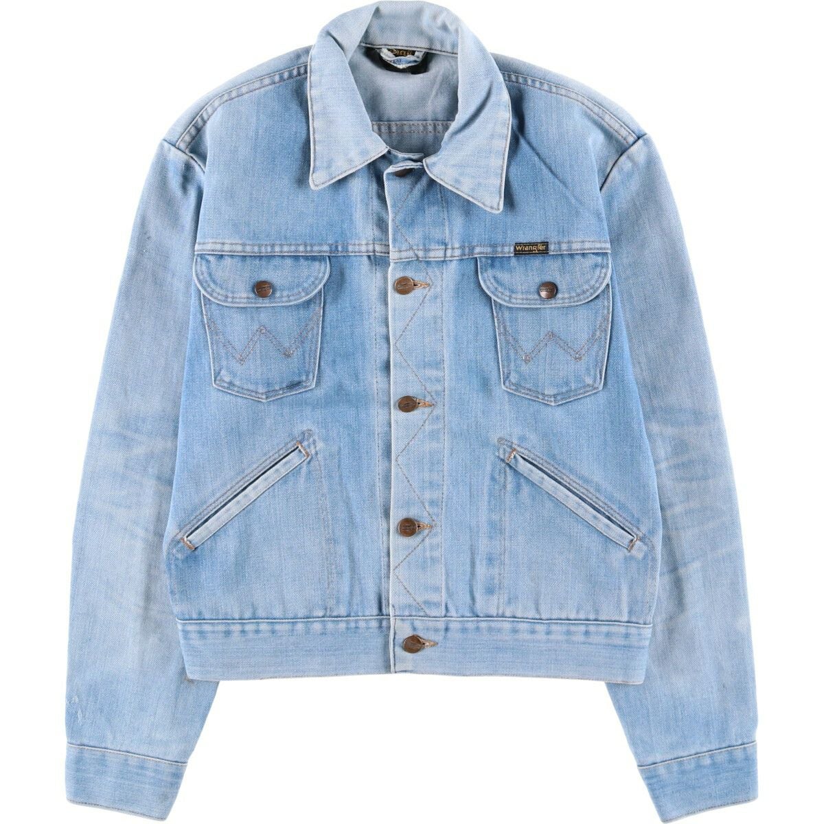 古着 ラングラー Wrangler 半袖 デニムシャツ メンズM相当 /eaa562044 古着 ラングラー Wrangler 半袖 デニムシャツ メンズM相当 /eaa562044
