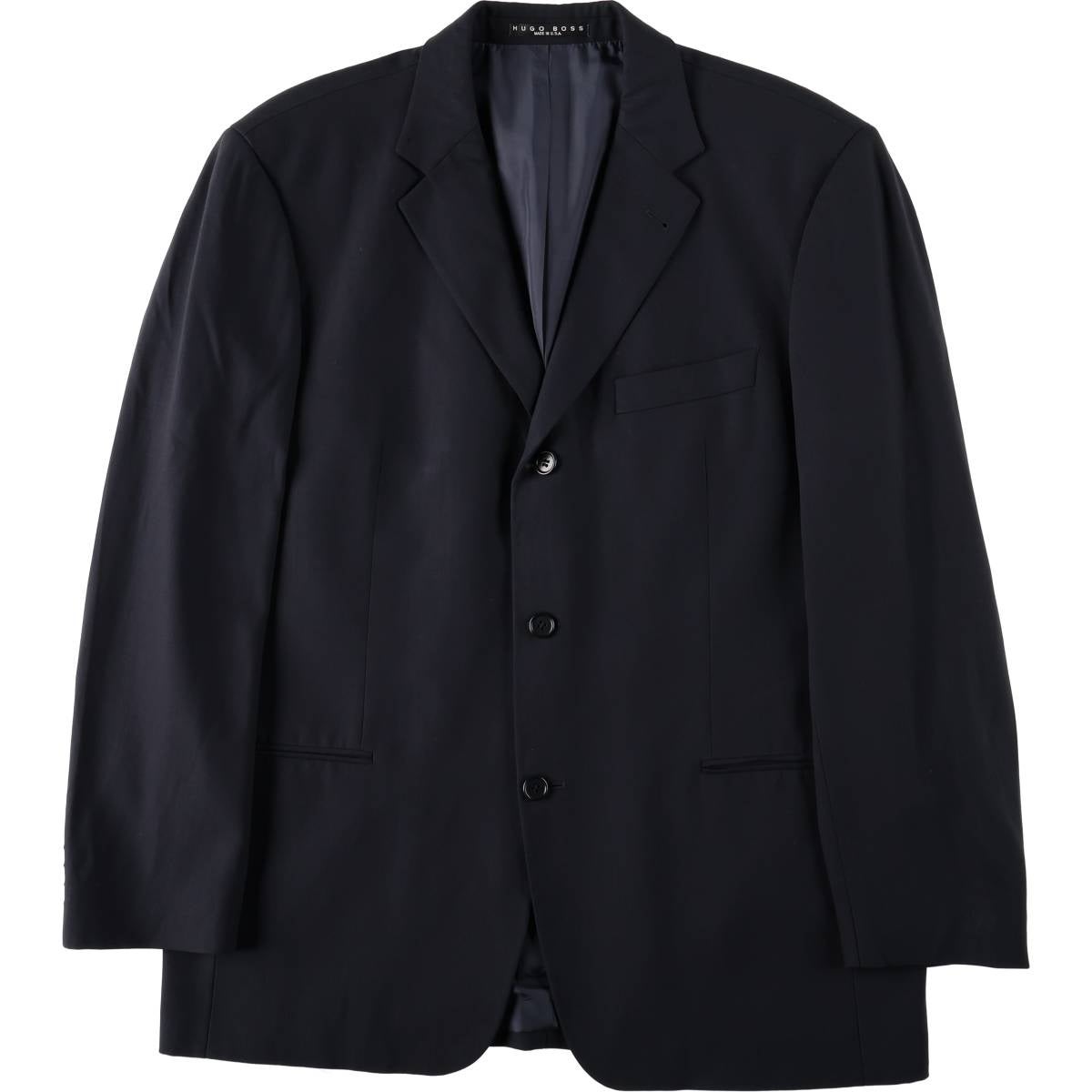 古着 ヒューゴボス HUGO BOSS ウールテーラードジャケット USA製