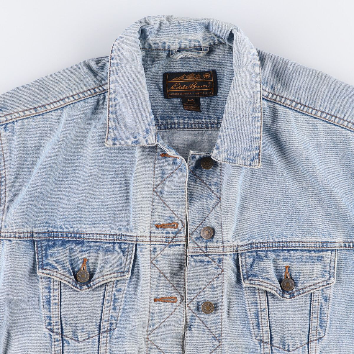 古着 80～90年代 エディーバウアー Eddie Bauer デニムジャケット G