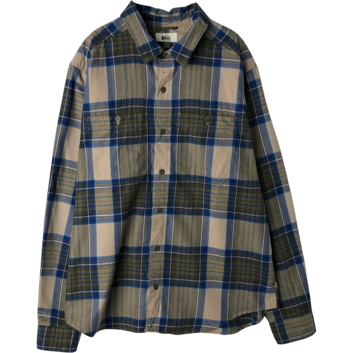 古着 NORTHWEST TERRITORY オンブレチェック 長袖 フランネルチェック