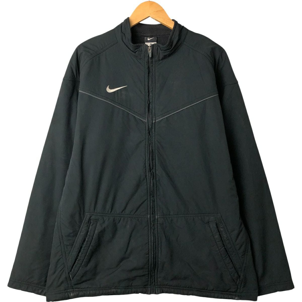 古着 ナイキ NIKE ハーフジップ ウインドブレーカー メンズXL相当
