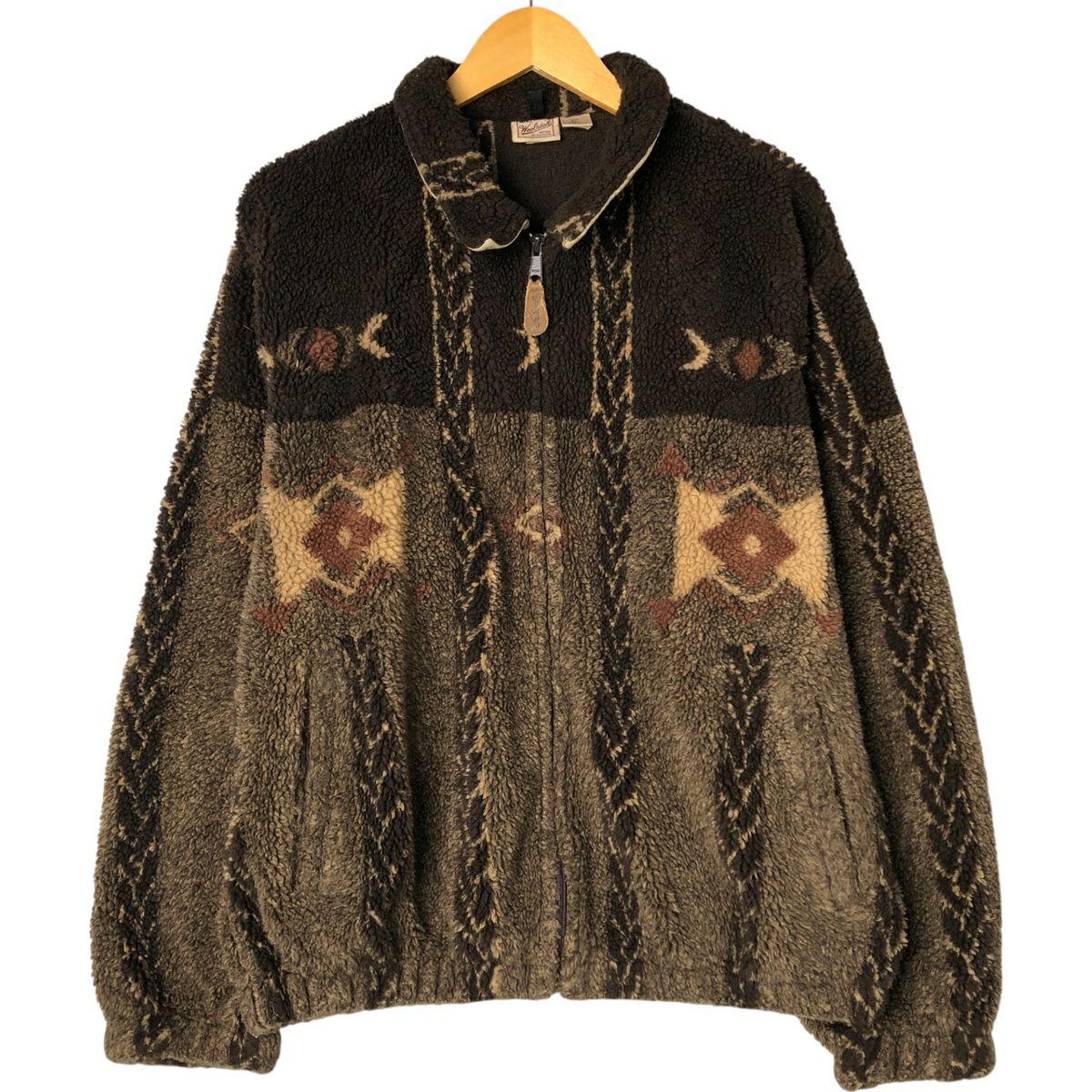 古着 90～00年代 ウールリッチ WOOLRICH 総柄 ネイティブ柄 スイング