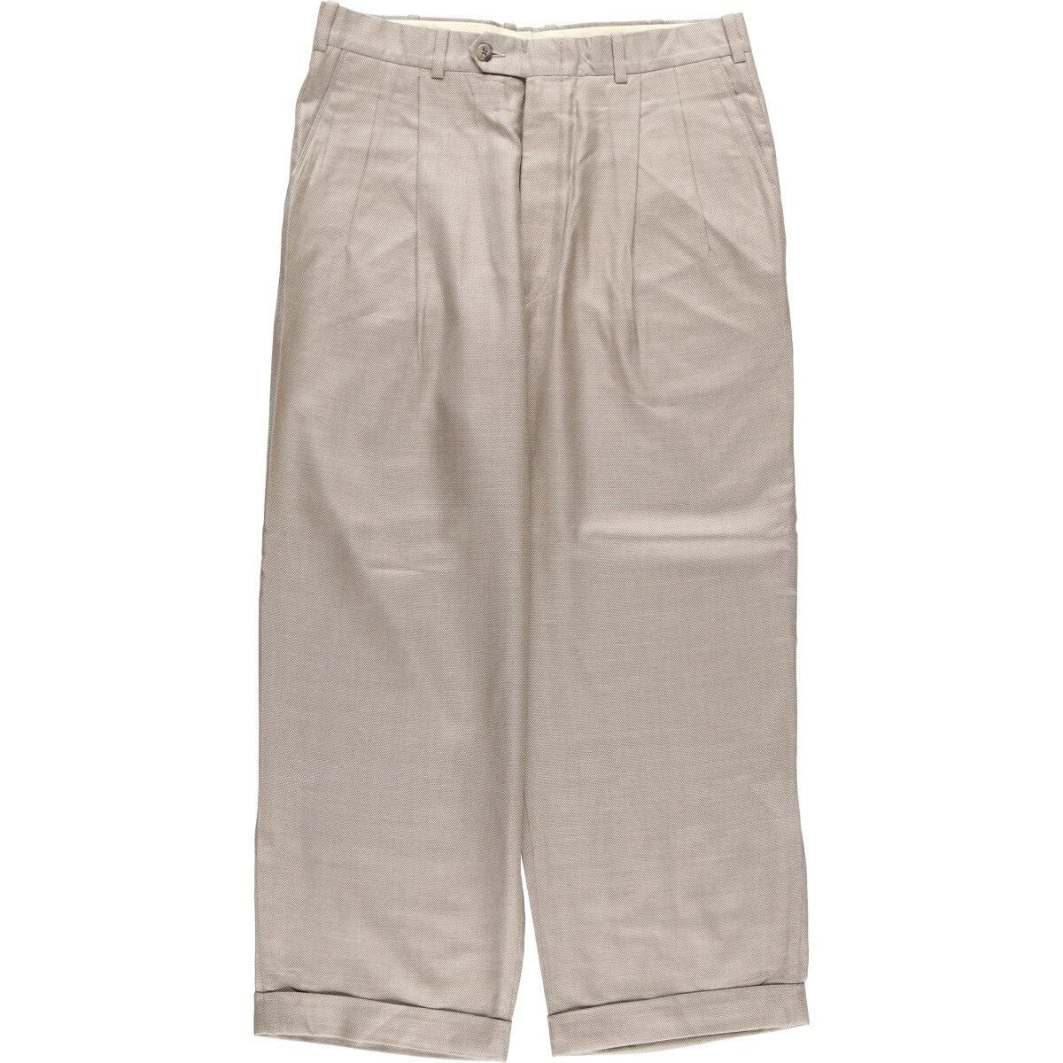 80s90s ノードストローム スリータックスラックス USA製 W33 L30 80s 80s NORDSTROM ノードストローム スラックス usa製 W30L36