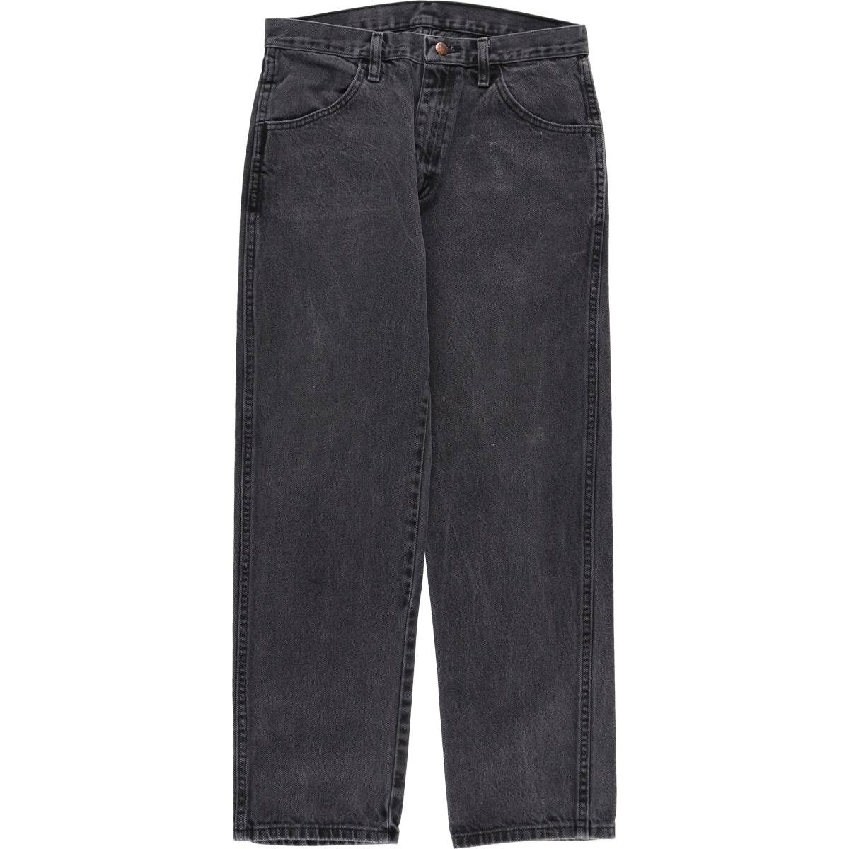 古着 90～00年代 ラスラー RUSTLER ブラックデニム フレアカットデニム