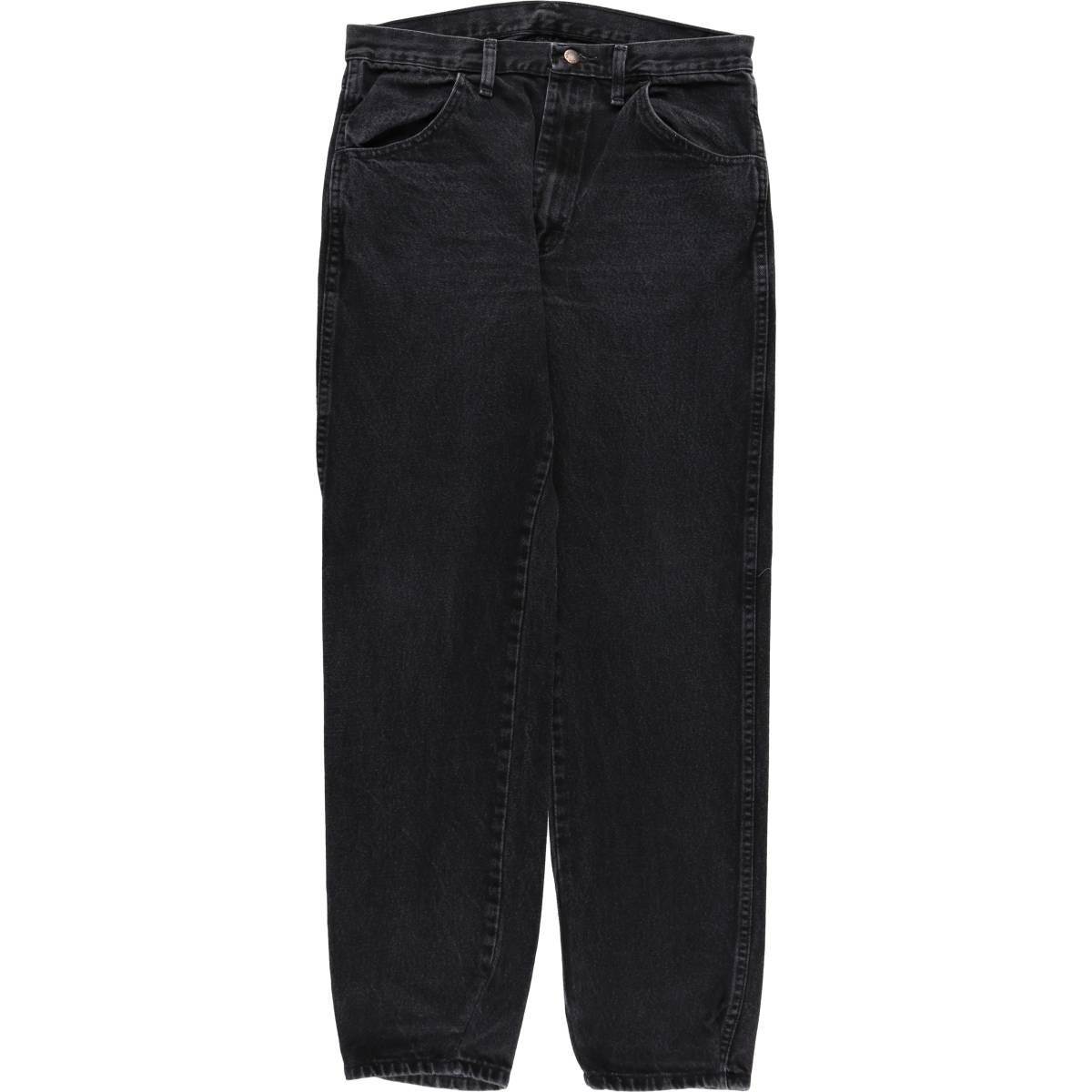 古着 ラスラー RUSTLER ブラックデニム ストレートデニムパンツ メンズw31相当 /eaa417216 古着 ラスラー RUSTLER ブラックデニム ストレートデニムパンツ メンズ