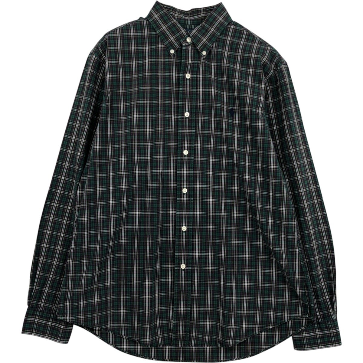 古着 ラルフローレン Ralph Lauren CUSTOM FIT 長袖 ボタンダウン