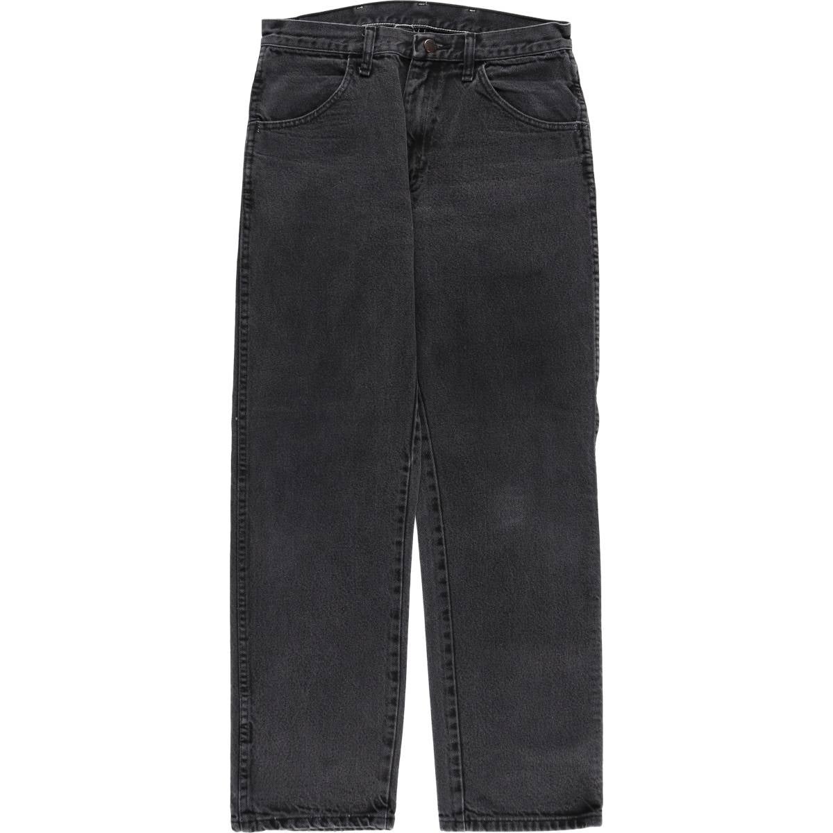古着 ディーゼル DIESEL ブラックデニム ストレートデニムパンツ