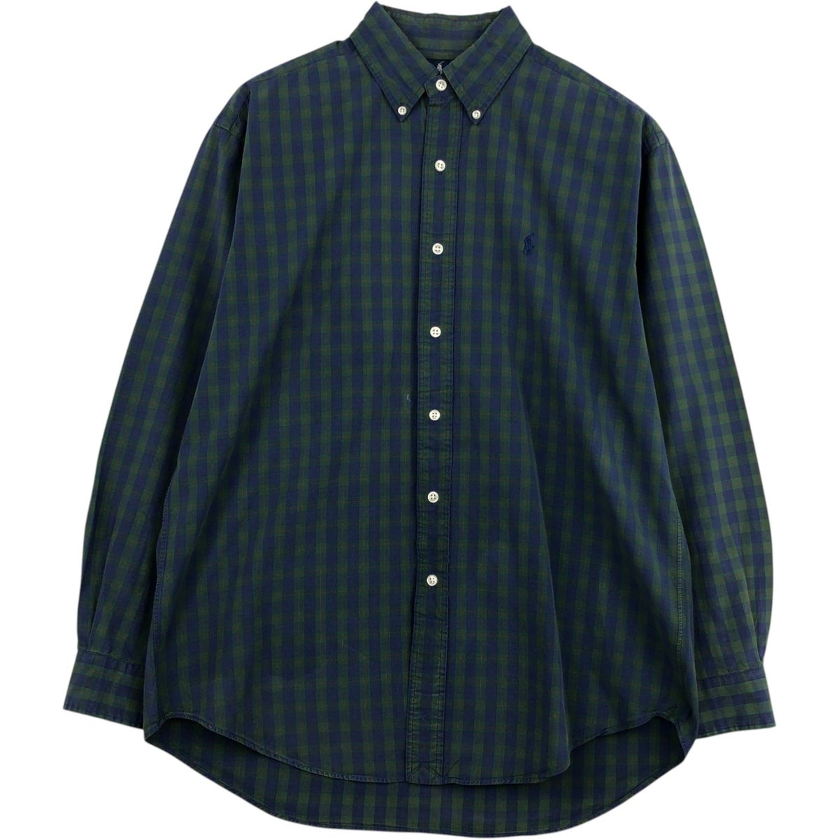 古着 ラルフローレン Ralph Lauren BLAKE 長袖 ボタンダウンチェック