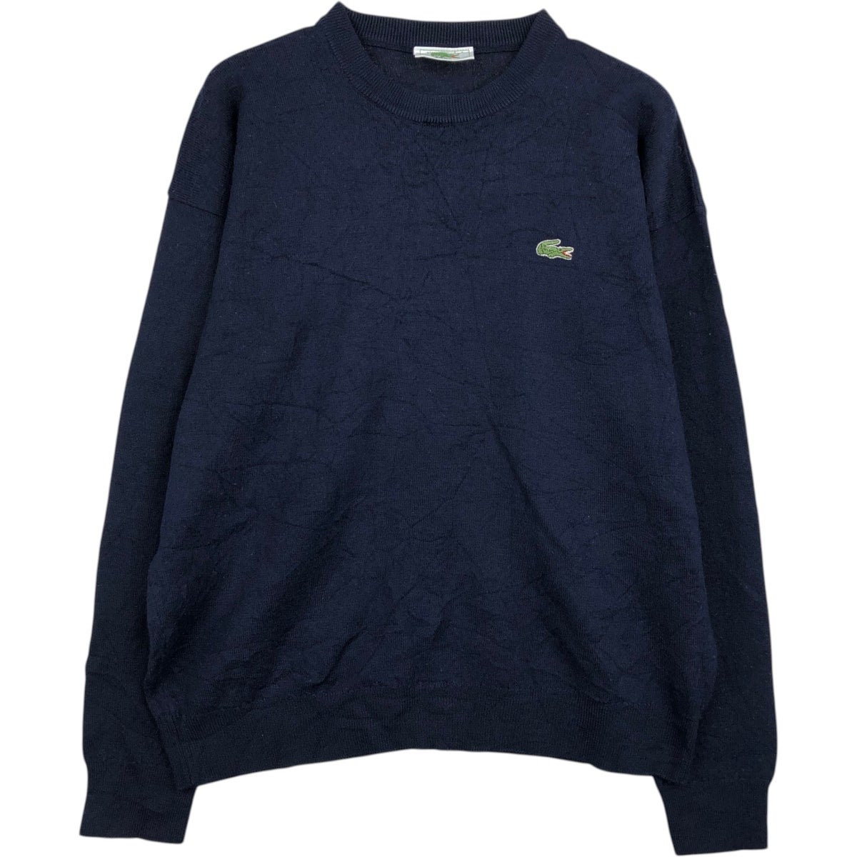 古着 ラコステ LACOSTE Vネック コットンニットセーター 6 メンズXL