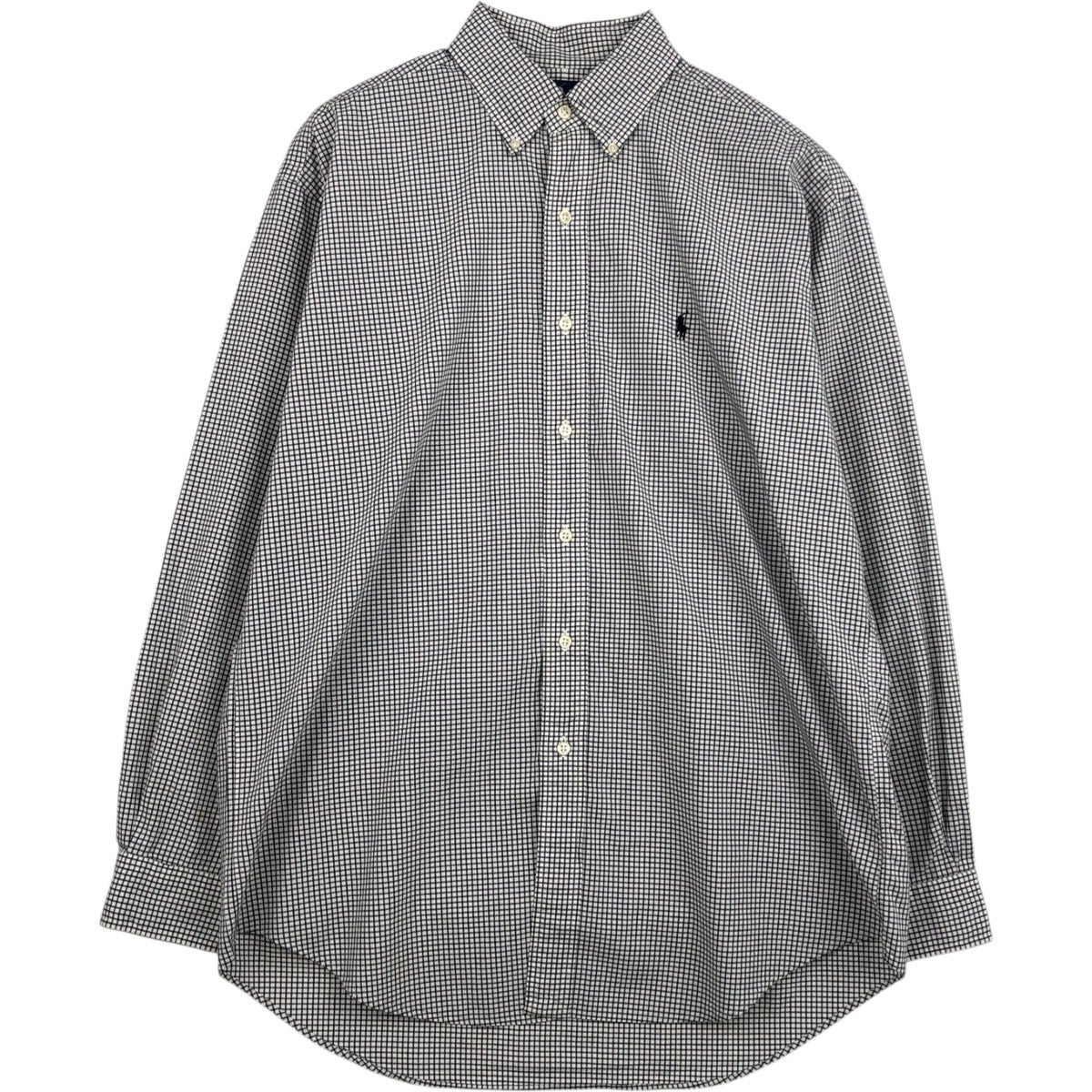 古着 ラルフローレン Ralph Lauren BLAKE 長袖 ボタンダウンチェック