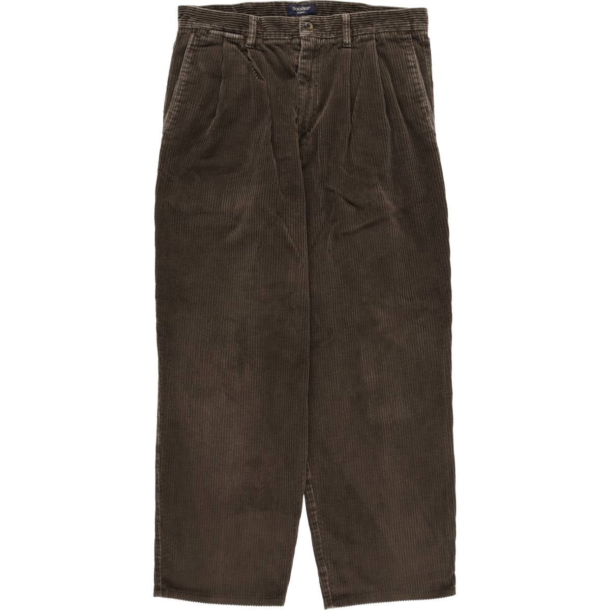 古着 00年代 ドッカーズ DOCKERS ツータック リネンパンツ スラックス