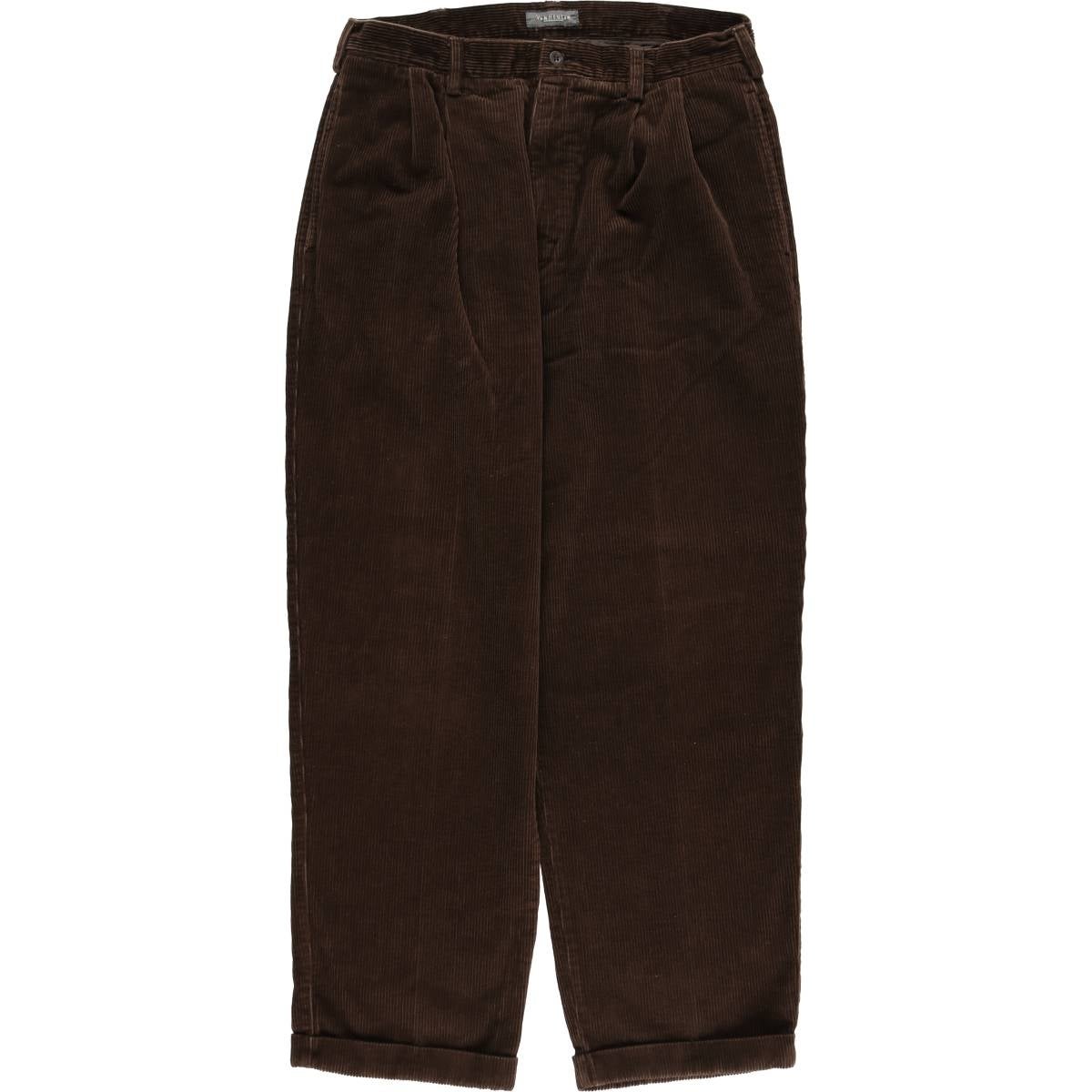 古着 クラフトアンドバロー CROFT&BARROW ツータック コーデュロイ