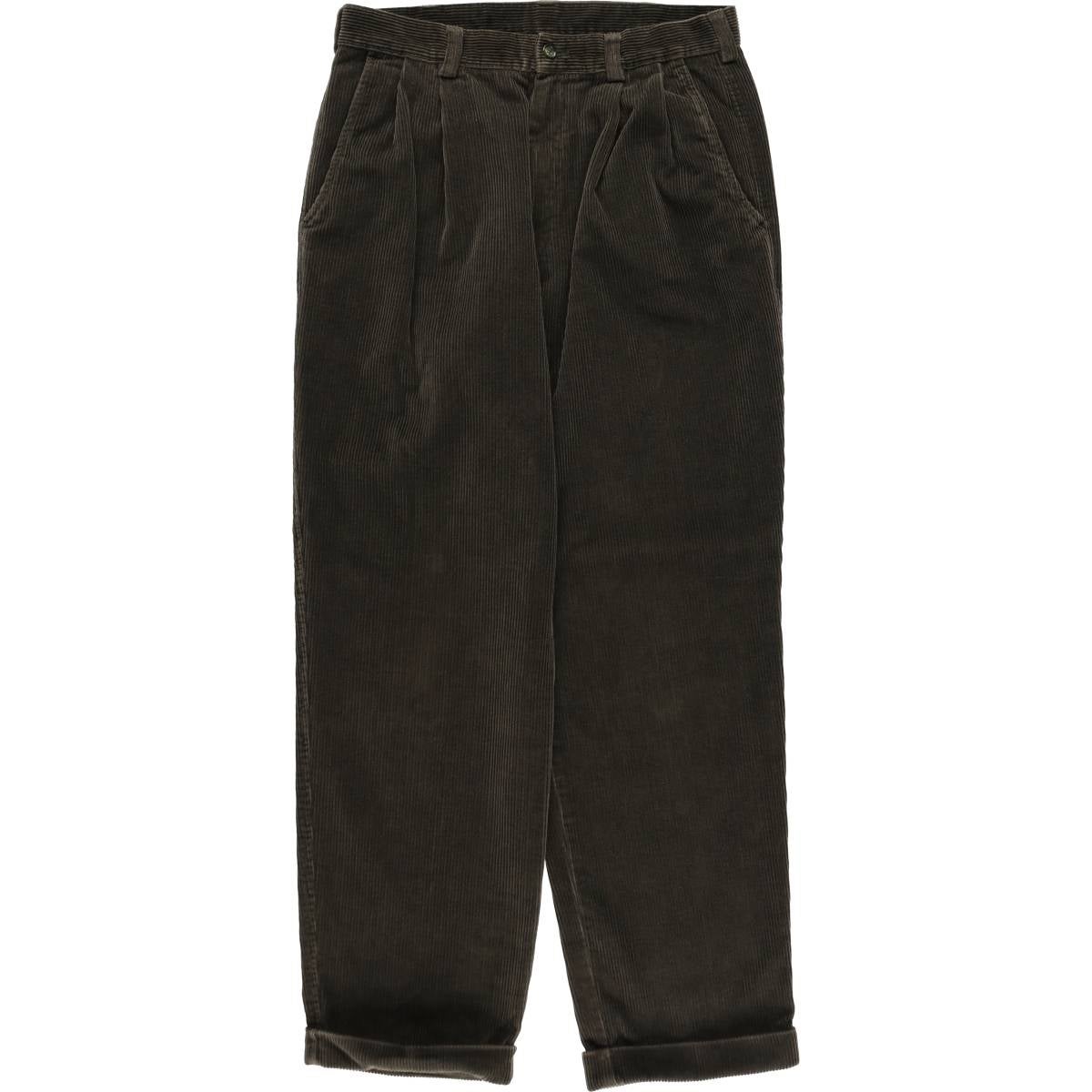 古着 アニエスベー agnes b. HOMME ツータック コーデュロイパンツ