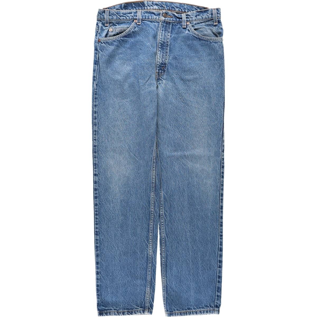 古着 90年代 リーバイス Levis 505 REGULAR FIT STRAIGHT LEG オレンジ