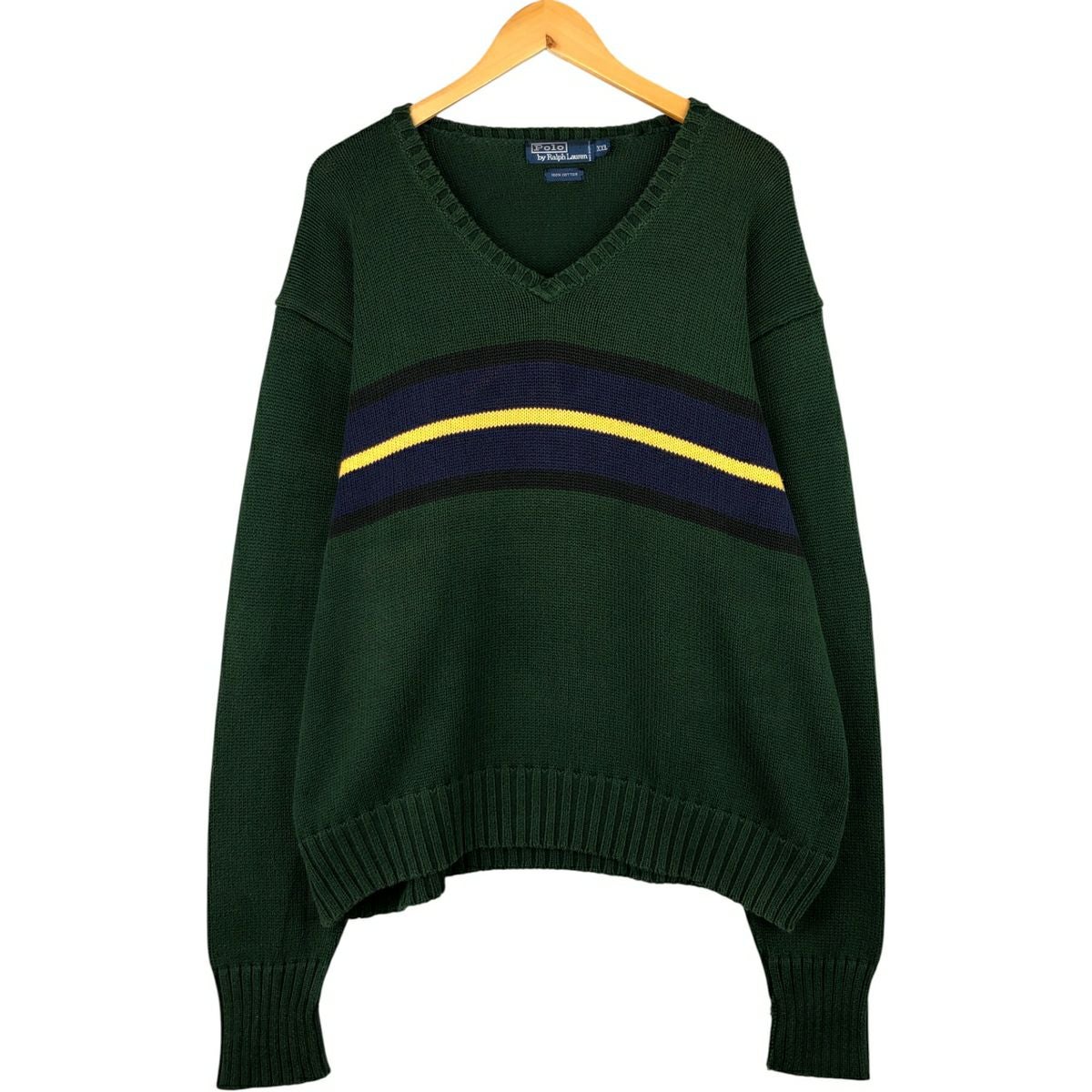 古着 ラルフローレン Ralph Lauren POLO by Ralph Lauren Vネック