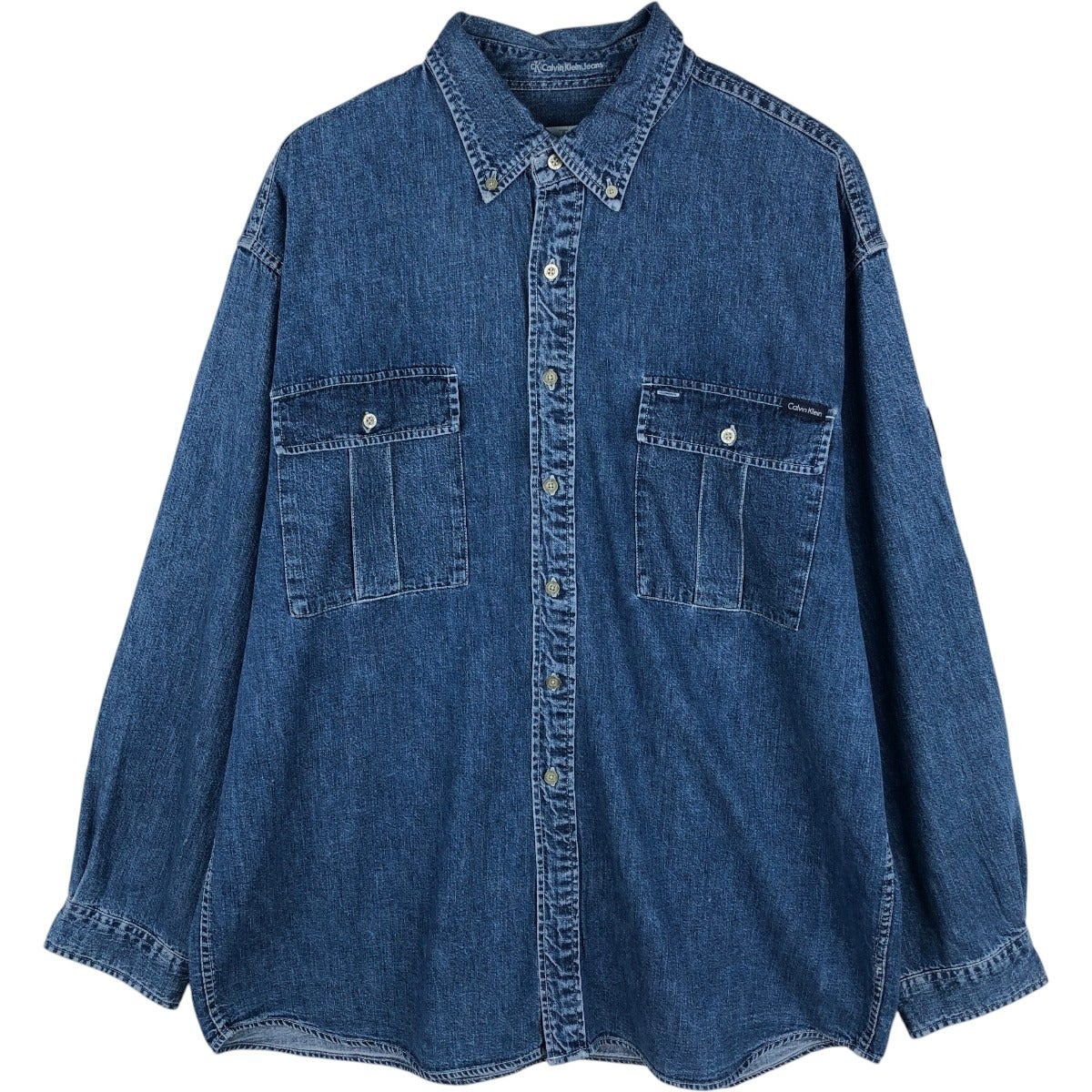 古着 90年代 カルバンクライン Calvin klein JEANS 半袖 ロゴTシャツ