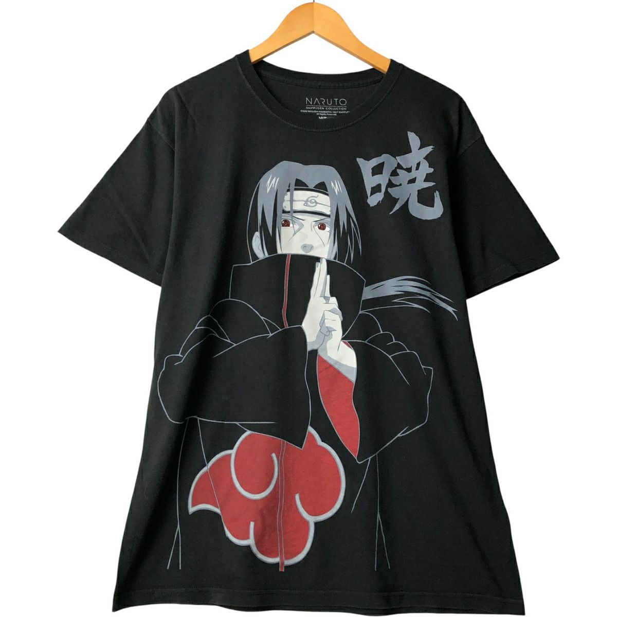 古着 NARUTO SHIPPUDEN ナルト疾風伝 アニメ キャラクタープリントT