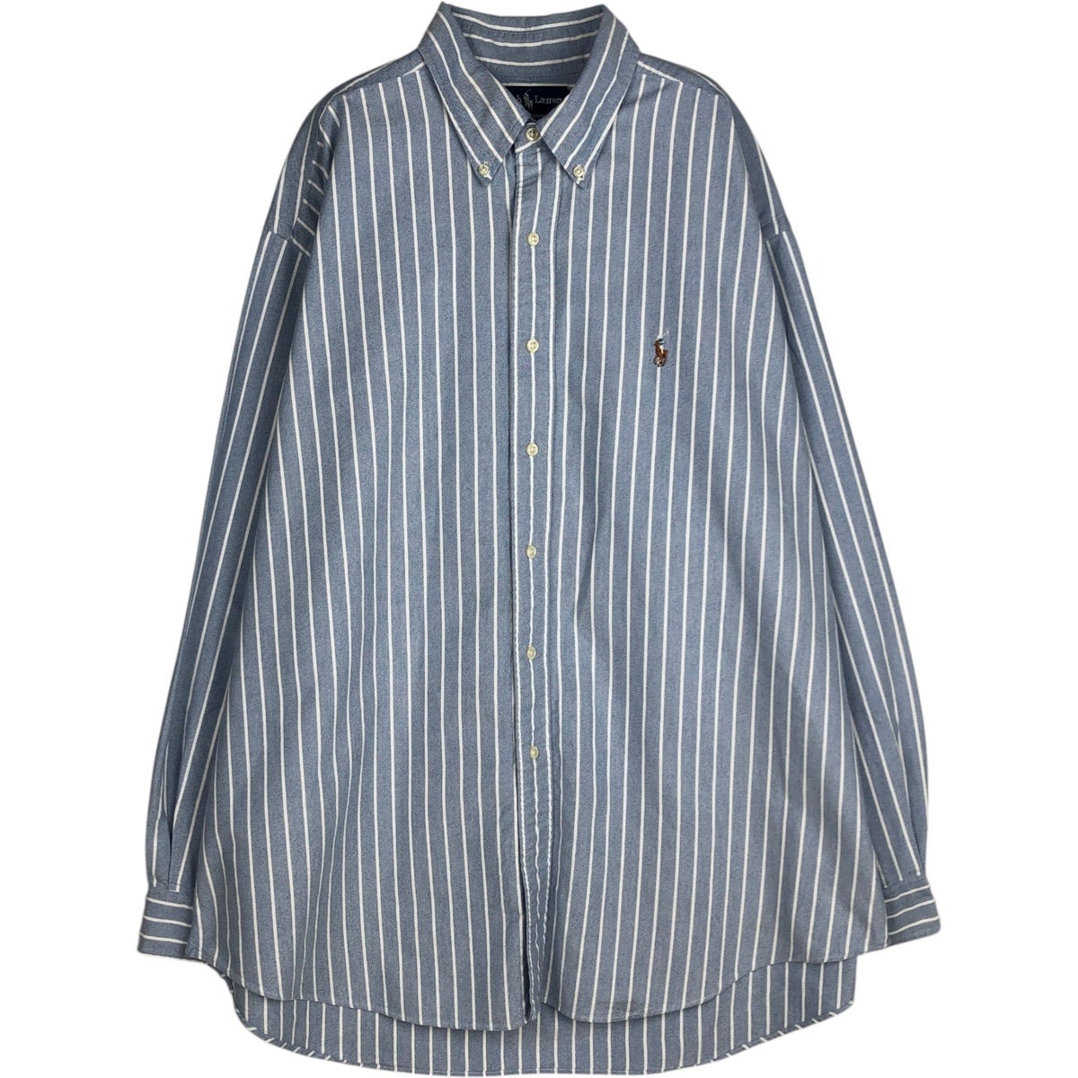 古着 ラルフローレン Ralph Lauren BLAKE シルク×コットン 長袖 ボタン
