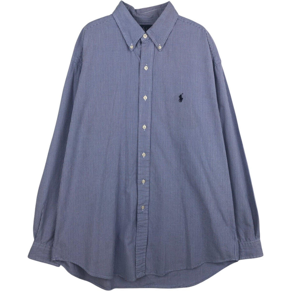 古着 ラルフローレン Ralph Lauren BLAKE ギンガムチェック 長袖