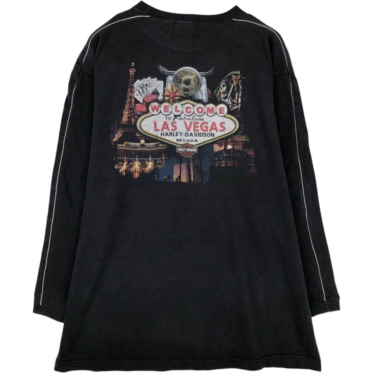 古着 00年代 ハーレーダビッドソン Harley-Davidson ロングTシャツ