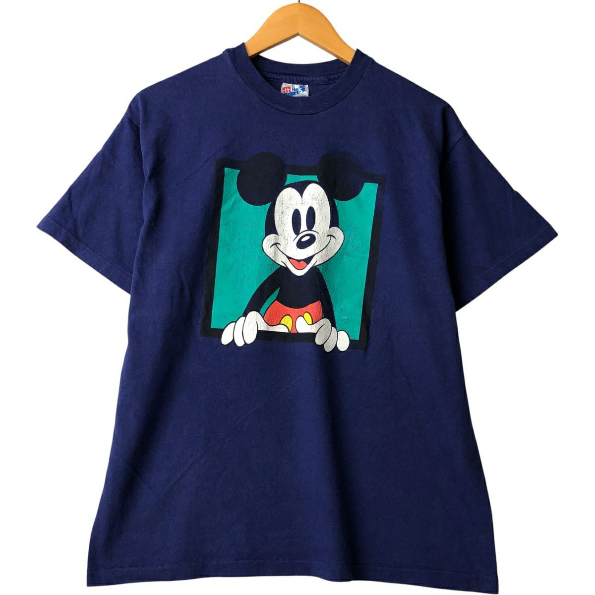 ♣ミッキー (Disney) ヘインズ／HANES BEEFY-T 古着Tシャツ 古着 ヘインズ Hanes BEEFY-T MICKEY MOUSE ミッキーマウス