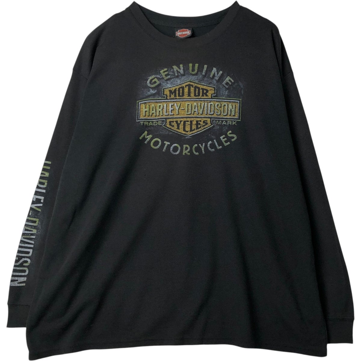 古着 ハーレーダビッドソン Harley-Davidson ドクロ柄 スカル柄