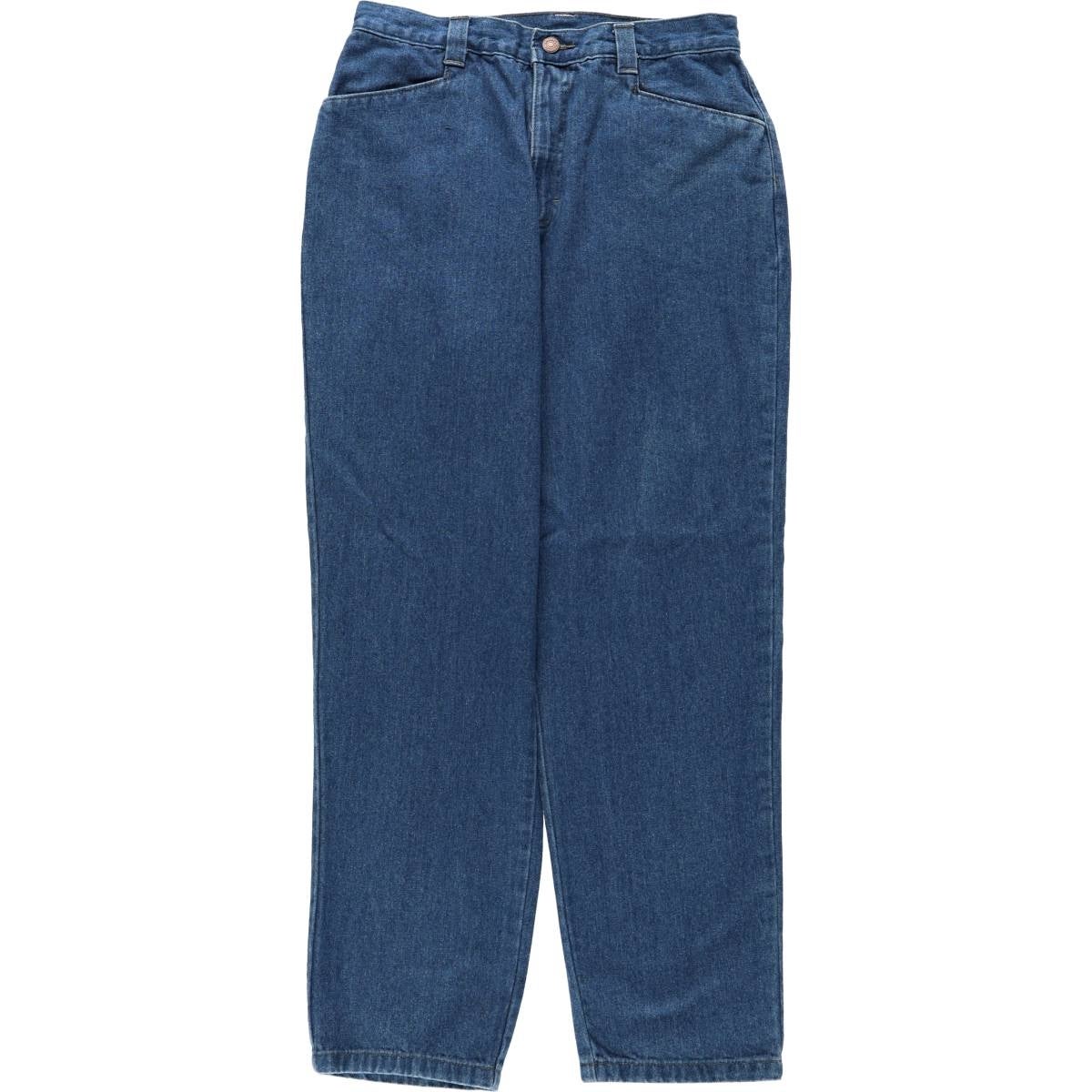 90s ペイントデニム 濃紺 (W84✕L72) 古着 90年代 リー Lee RIVETED デニムペインターパンツ メンズw31相当