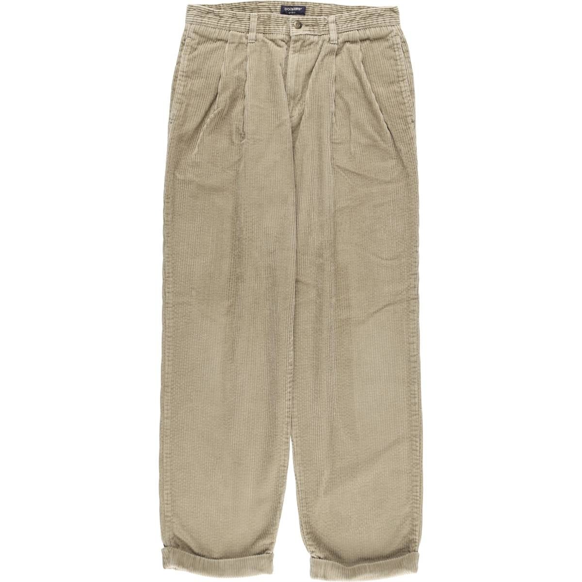 古着 90年代 ドッカーズ DOCKERS khakis LOOSE FIT 太畝 ツータック