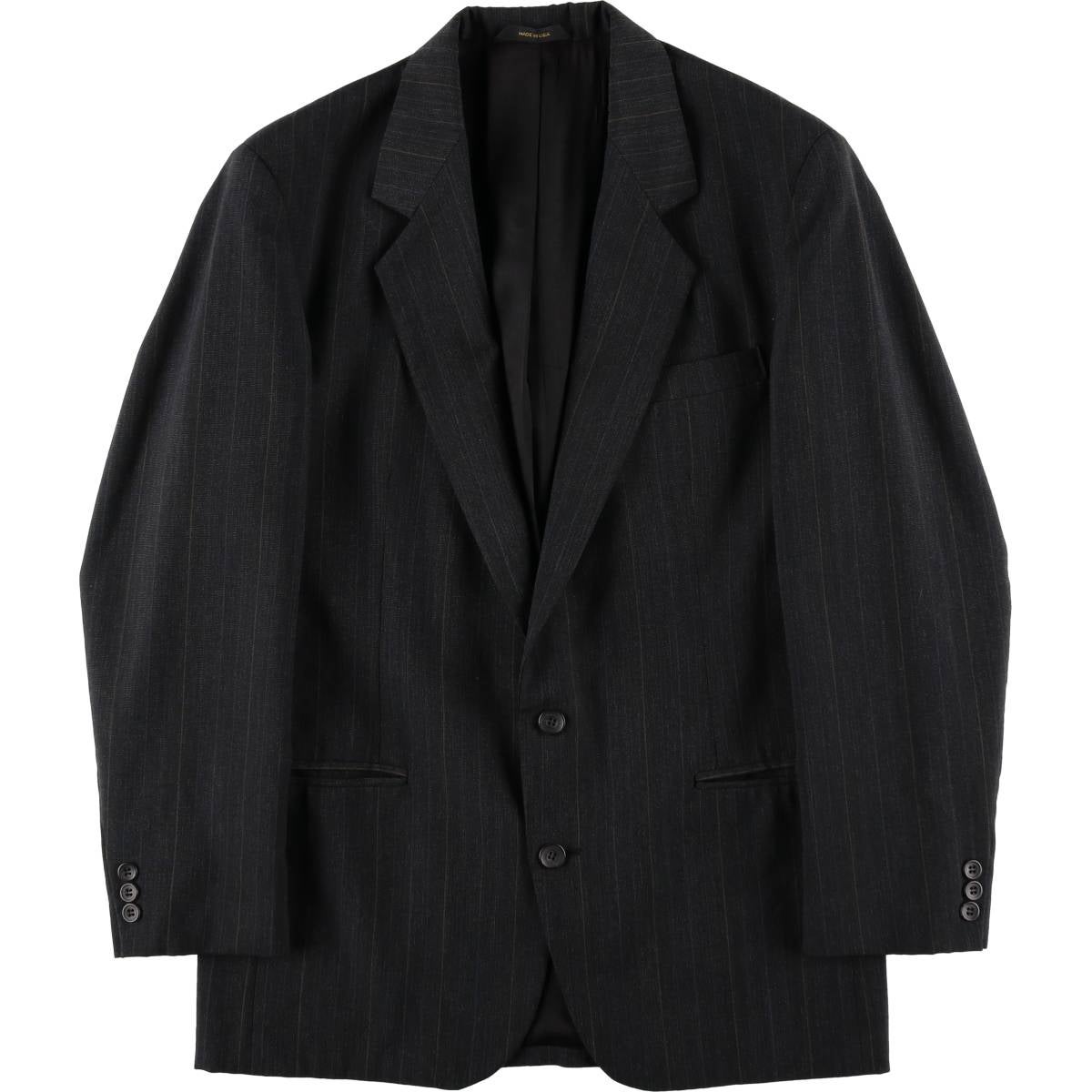 古着 ハガー Haggar IMPERIAL 紺ブレザー テーラードジャケット USA製