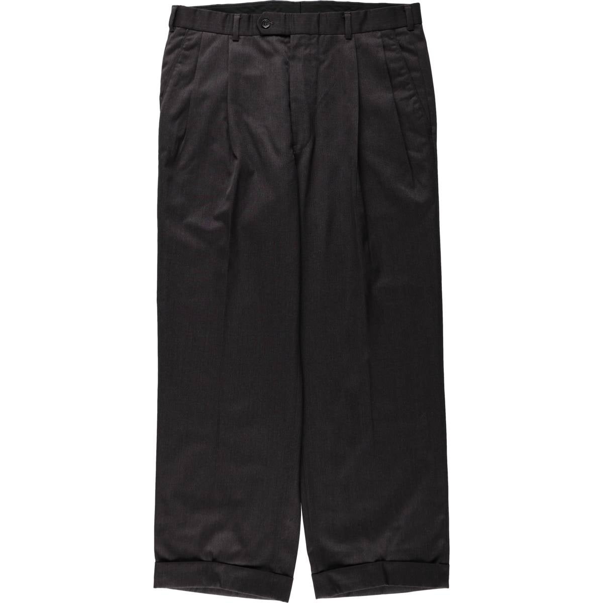 古着 ブルックスブラザーズ Brooks Brothers ツータック ウールパンツ