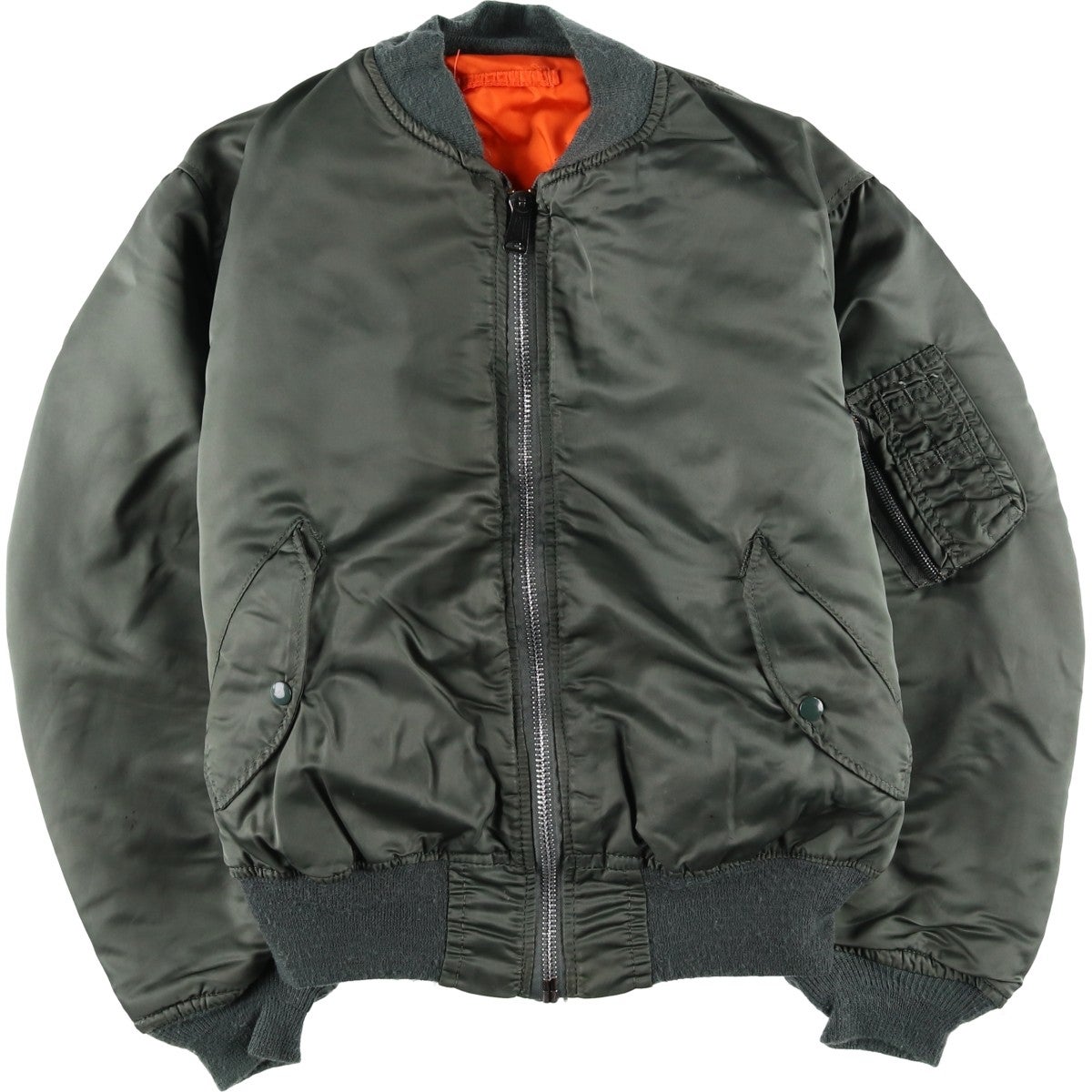 古着 民間品 PATRIOT UNIFORMS MA-1タイプ 中綿入り ミリタリー