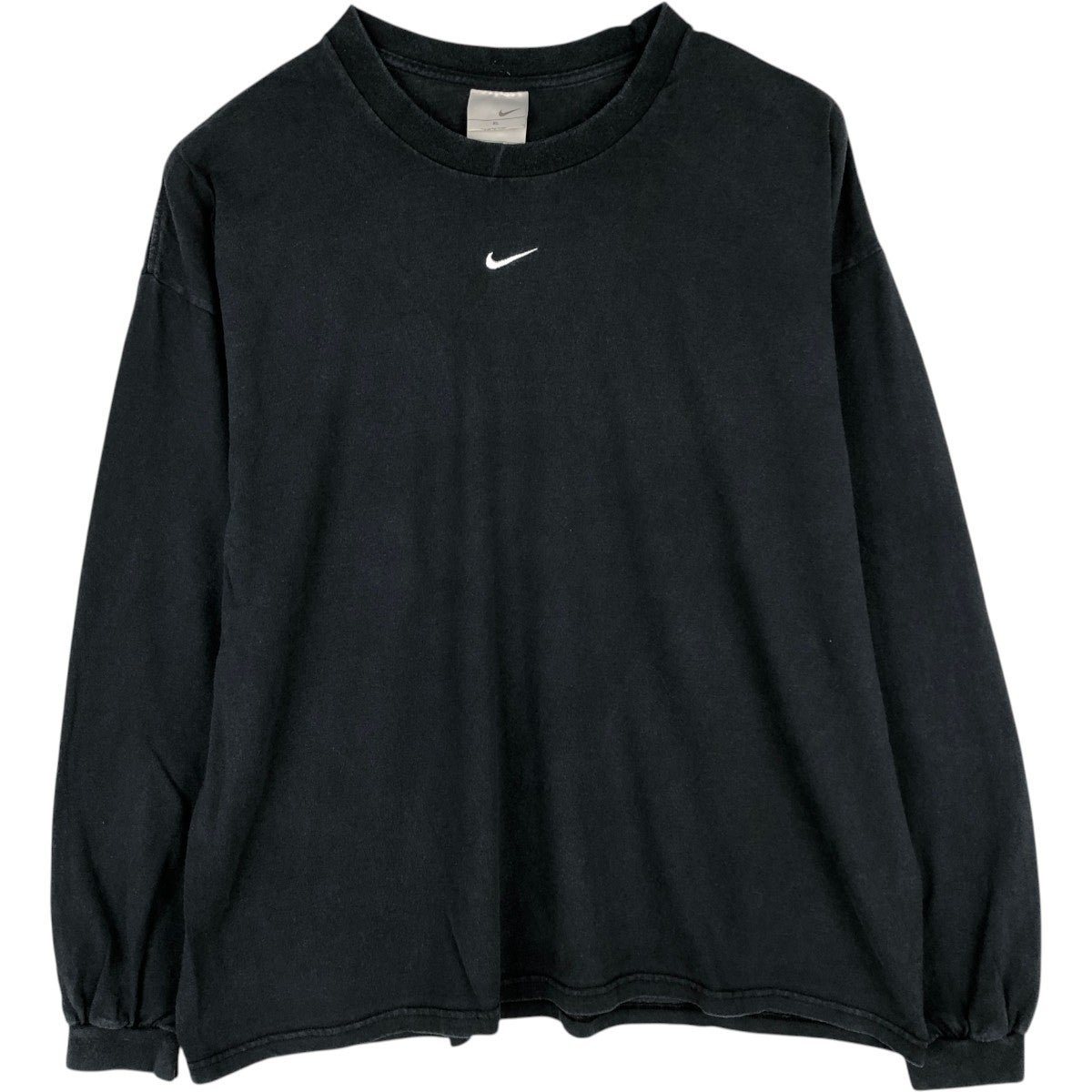 古着 00年代 ナイキ NIKE センターロゴ ロングTシャツ ロンT メンズXL