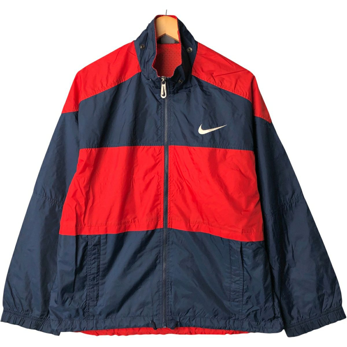 古着 90年代 ナイキ NIKE バックロゴ ナイロンジャケット メンズM相当/eaa584086 古着 90年代 ナイキ NIKE バックロゴ ナイロンジャケット メンズM相当