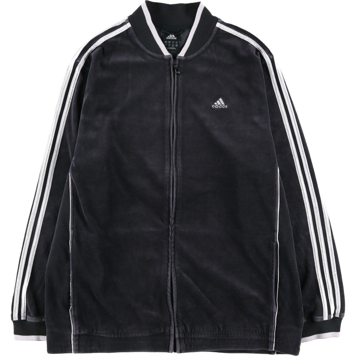 ベロアトラックジャケット メンズ 古着 アディダス adidas ベロア