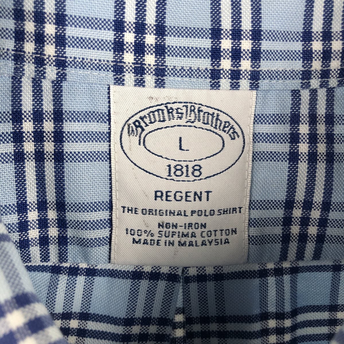 古着 ブルックスブラザーズ Brooks Brothers 1818 REGENT 長袖 ボタン