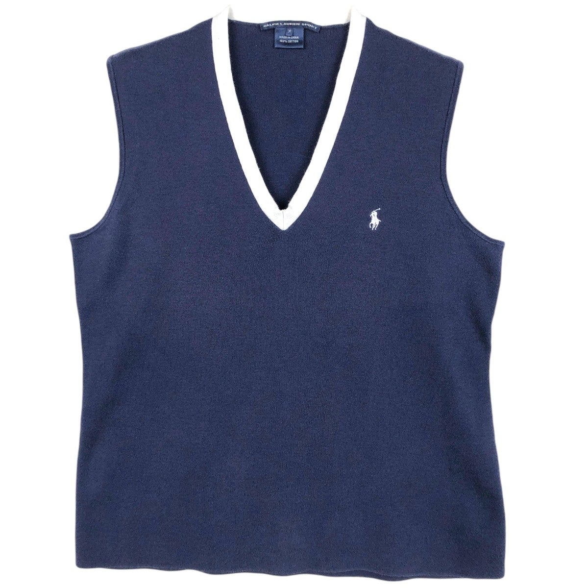 古着 ラルフローレン Ralph Lauren RALPH LAUREN SPORT Vネック