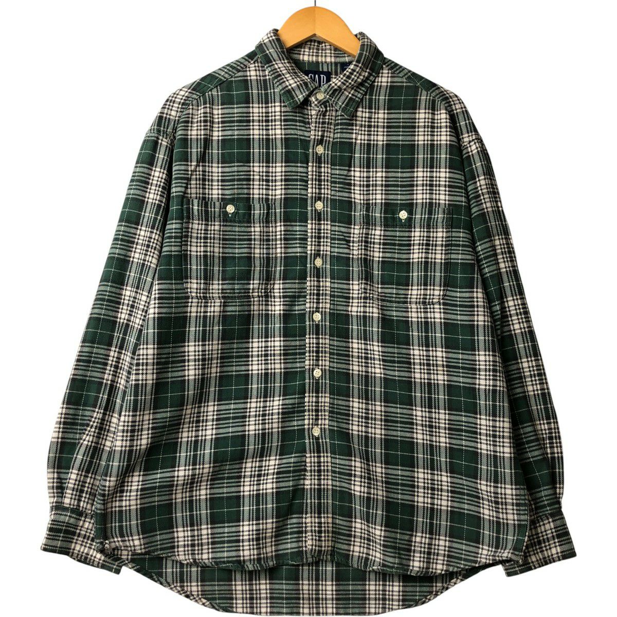 古着 90～00年代 ギャップ GAP FACTORY STORE オンブレチェック 長袖