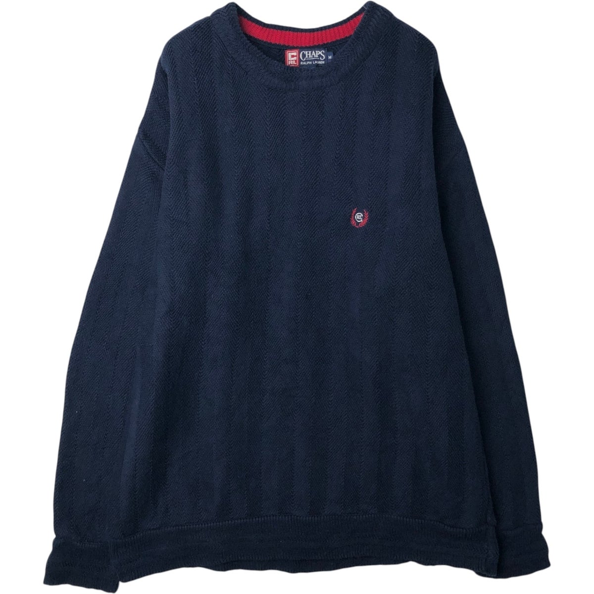 古着 80年代 ラルフローレン Ralph Lauren CHAPS チャップス 紺