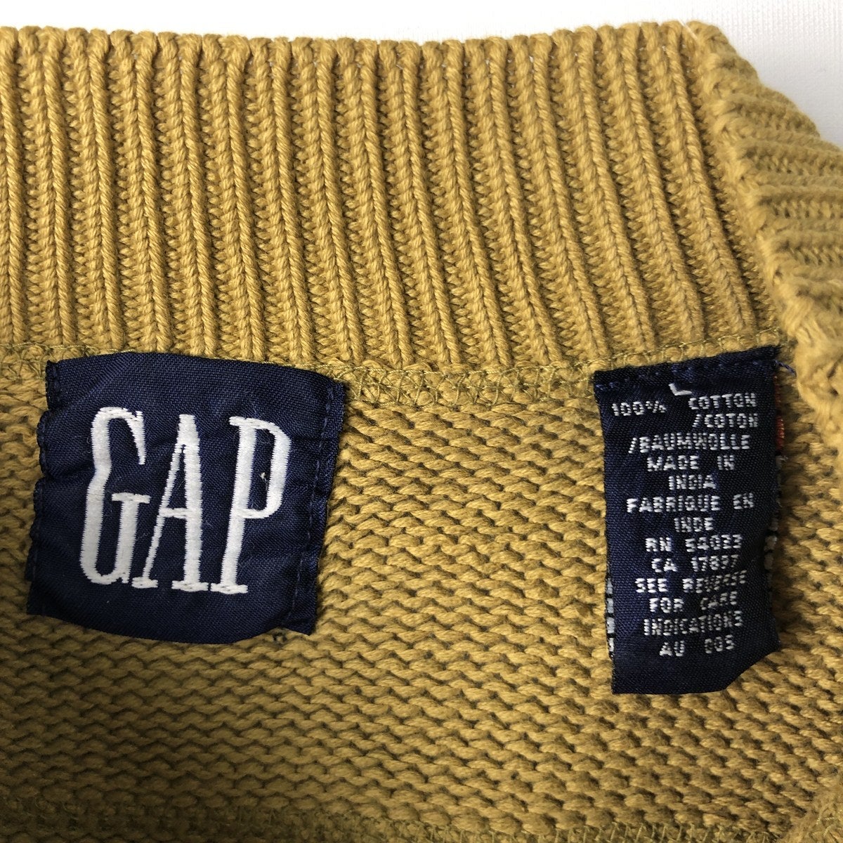古着 90年代 ギャップ GAP オールドギャップ モックネック コットン