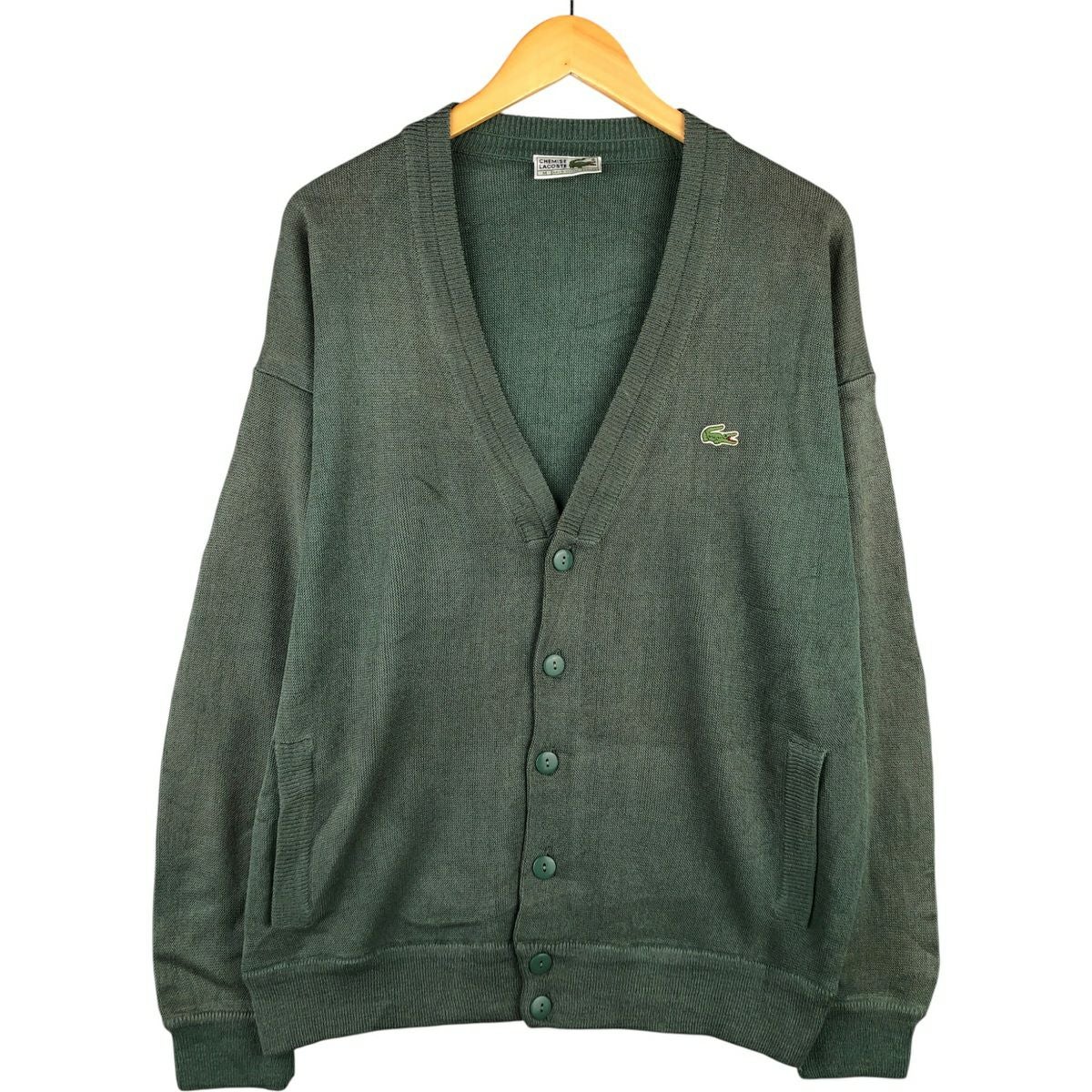 古着 80年代 ラコステ LACOSTE CHEMISE フレンチラコステ ストライプ柄