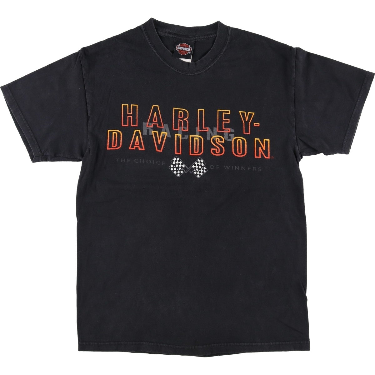 古着 ハーレーダビッドソン Harley-Davidson 鷲柄 イーグル柄 星条旗柄