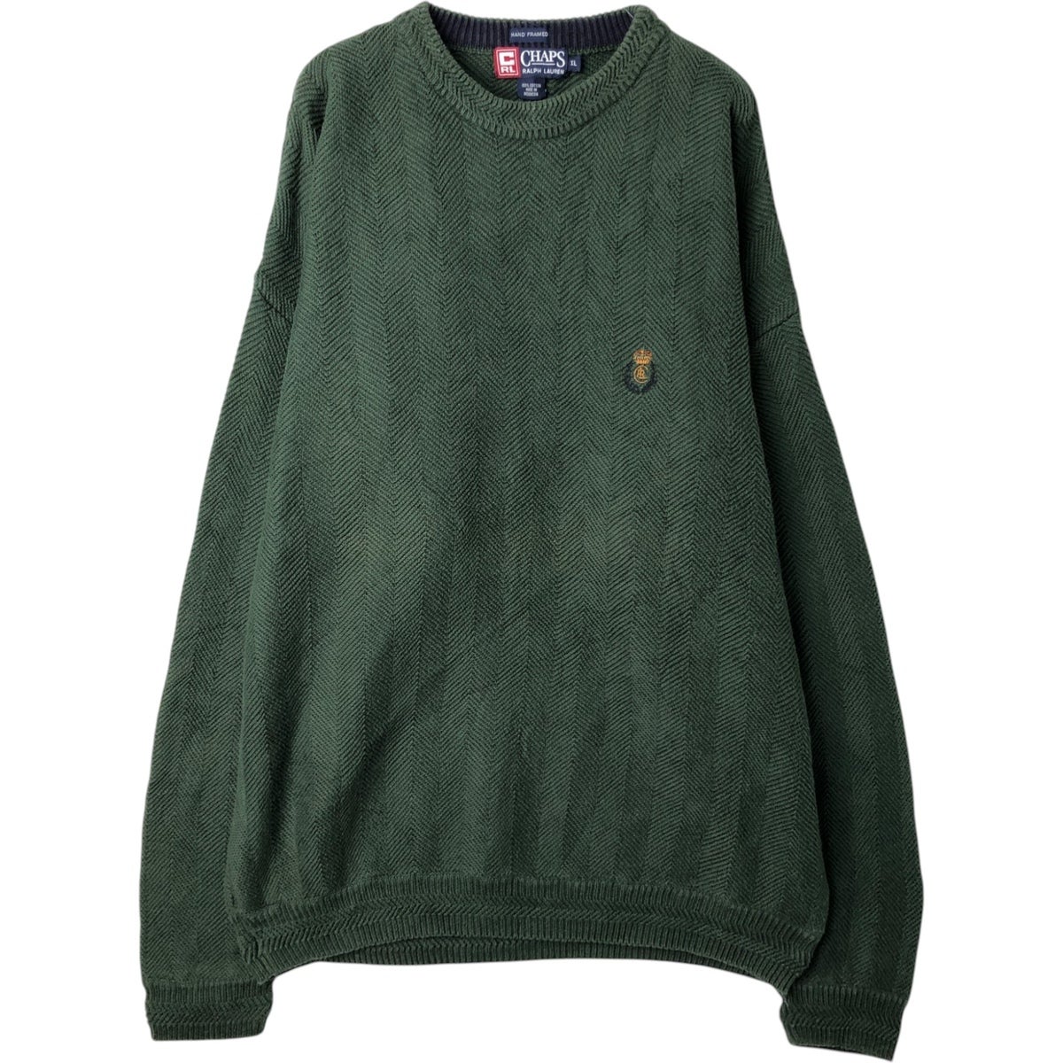 古着 ラルフローレン Ralph Lauren CHAPS チャップス ヘリンボーン