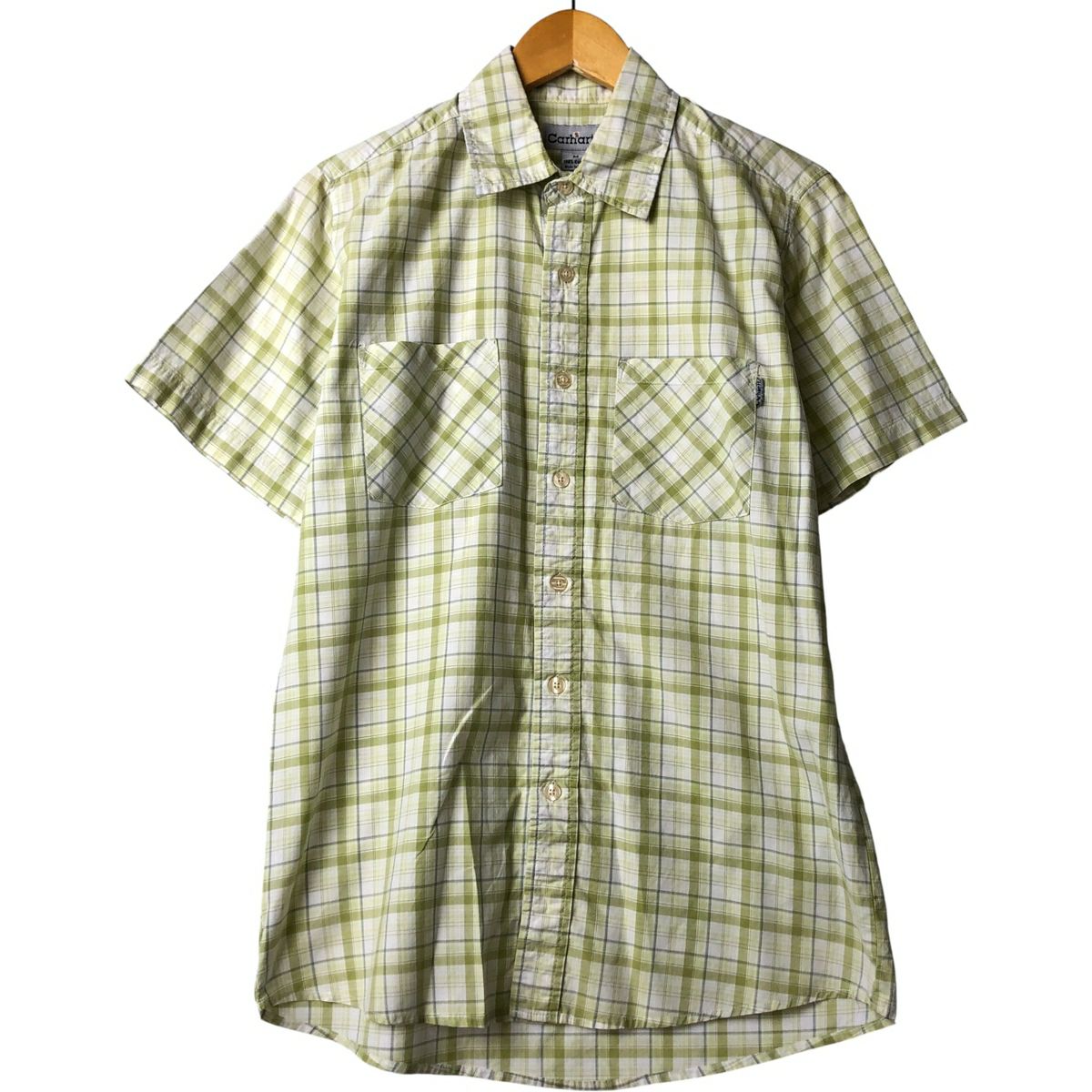 古着 カーハート Carhartt 総柄 ドット柄 中綿入り ワークブルゾン