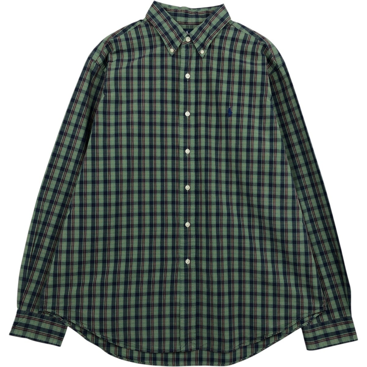 ポロラルフローレン ネルシャツ ボタンダウン　CLASSICFIT 現行　y2k 古着 ラルフローレン Ralph Lauren CLASSIC FIT 長袖 ボタンダウン