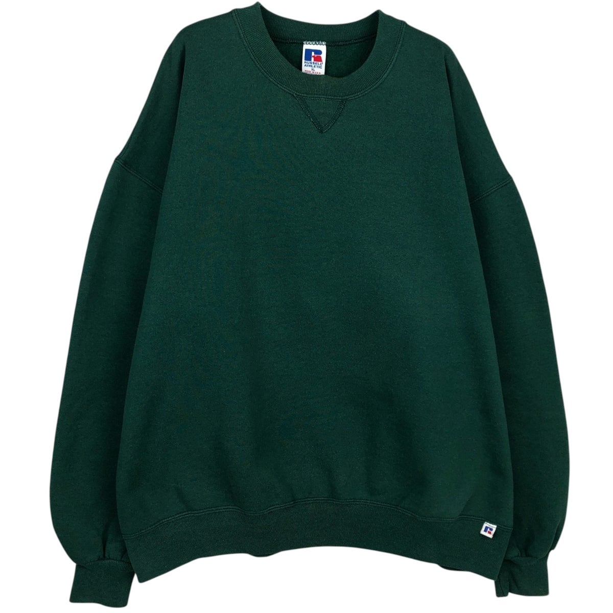 古着 90年代 ラッセル Russell ツートン 無地 ブランクスウェット